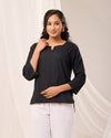 Black Everyday Cotton Top