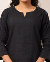 Black Everyday Cotton Top