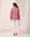 Peach Casual linen Shirt