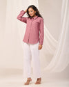 Peach Casual linen Shirt