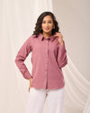 Peach Casual linen Shirt