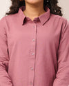 Peach Casual linen Shirt