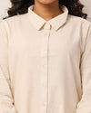 Beige Casual linen Shirt