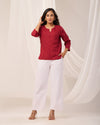 Raspberry Everyday Cotton Top