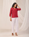 Raspberry Everyday Cotton Top