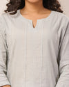 Gray Everyday Cotton Top