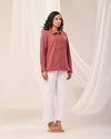 Rose Taupe Casual linen Shirt