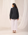 Black Casual linen Shirt