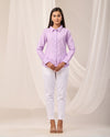 Lilac Casual linen Shirt