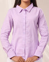 Lilac Casual linen Shirt