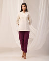 Wine Casual Cotton Pant